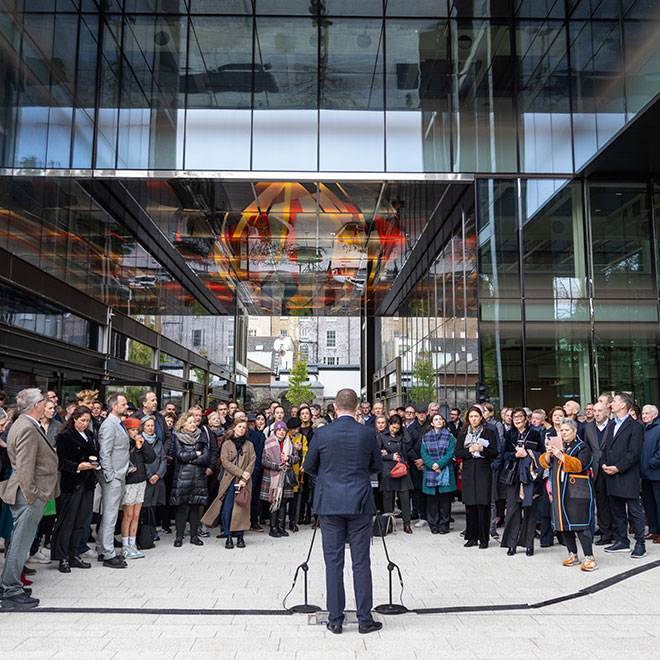 IPUT Real Estate completes the restoration of Wilton Park in Dublin and opens a new square, Mary Lavin Place.